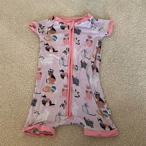 Little Sleepies Pink Cool Cats Shortys
